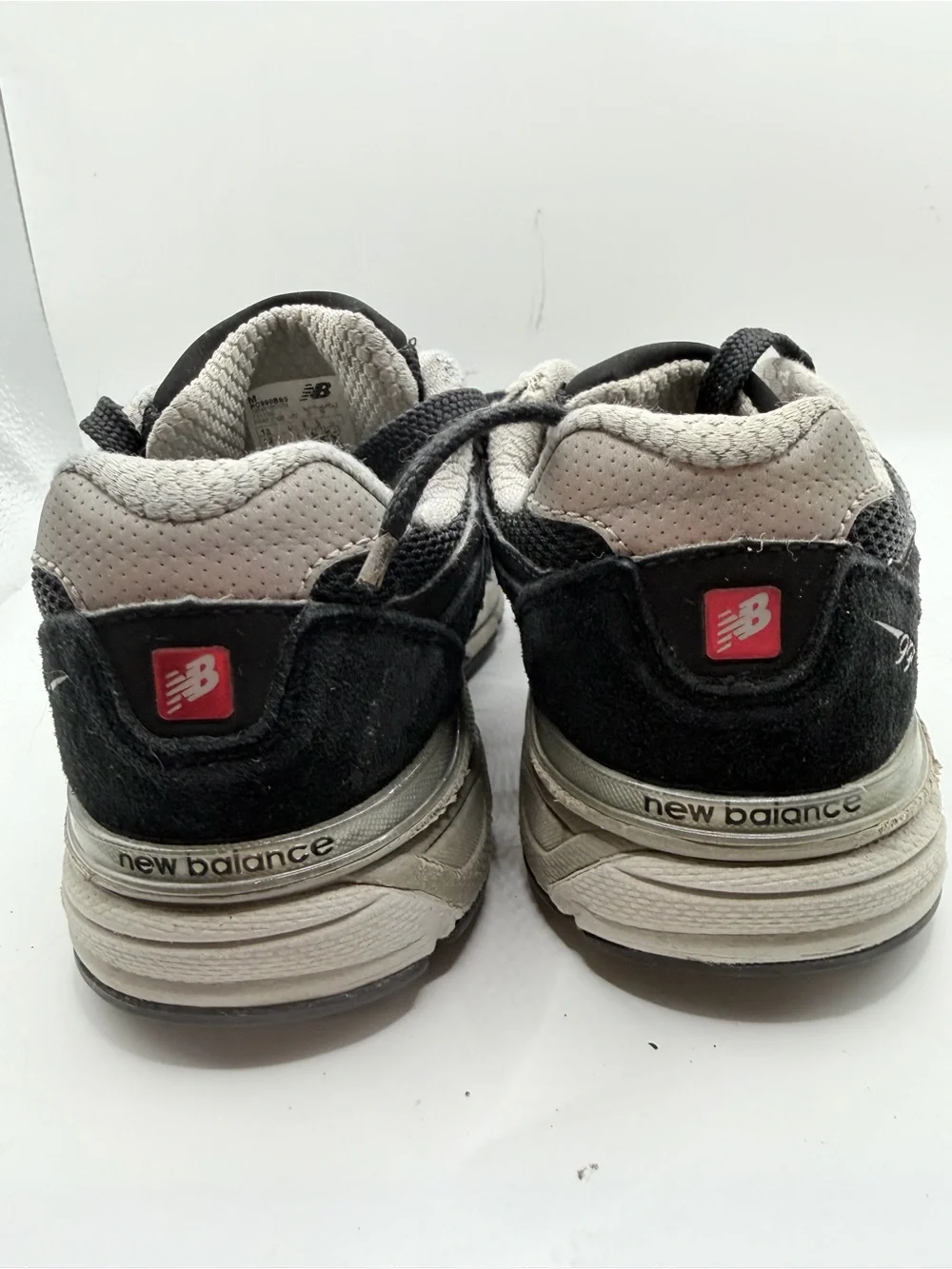 New Balance kids 990 Sneakers - Black and White
